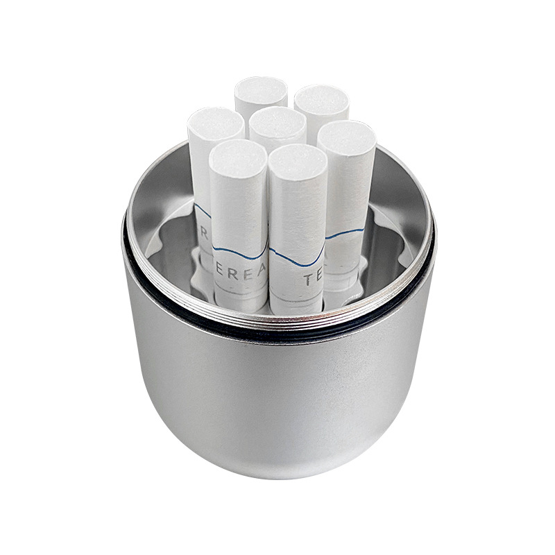 🛡️ IQOS TEREA 專用:鋁合金便攜煙彈盒 (20支裝防潮防壓) 2 IQOS TEREA YANHE 細節特寫