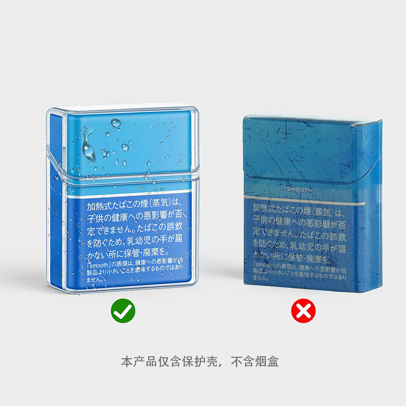 日本七星駱駝EVO加熱煙彈收納盒|Ploom Aura 專用整包透明收納盒|PC加厚款塑料煙盒 3 EVO PLOOM 搭配示意