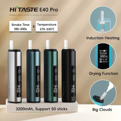 新款上市 HITASTE E40 Pro 加熱煙主機 高效能感應加熱煙機 TEREA煙彈專用