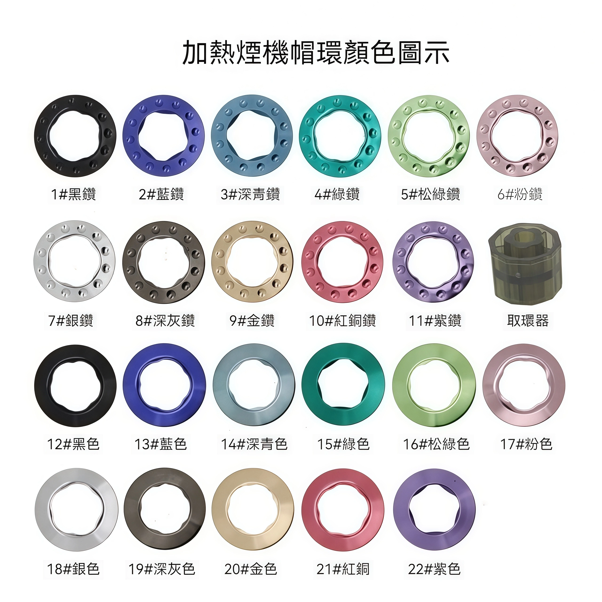 IQOS ILUMA 帽環|ILUMA PRIME 煙桿裝飾環 多色可換|合金電鍍 2 IQOS ILUMA PRIME MAOHUAN 細節特寫