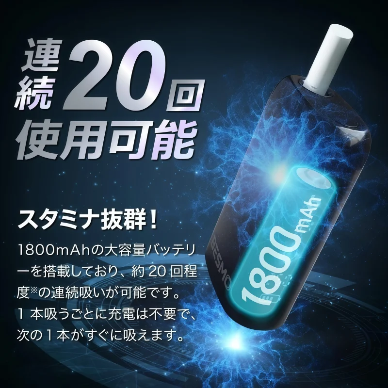 BESMO Z1 二回機推薦|ILUMA專用二次加熱煙機・TEREA一彈兩抽・20回續航 2 BESMO Z1加熱煙二次機